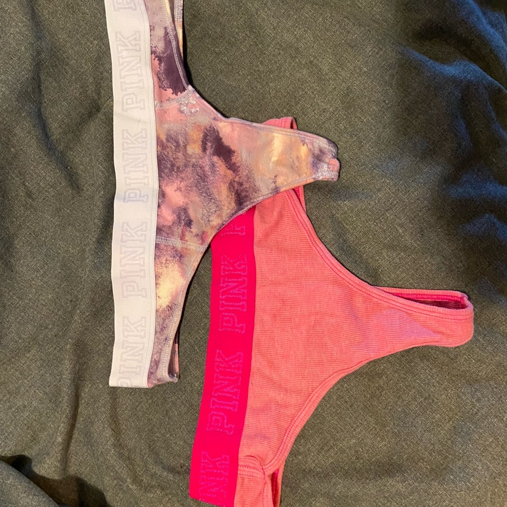 Victoria’s Secret PINK thong panty set.